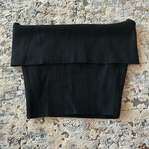 Ribbed forever 21 off the shoulder top